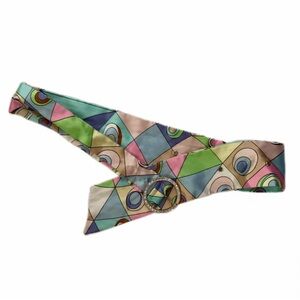 4/$15 🌻 Silky Groovy Fabric Patterned Belt
